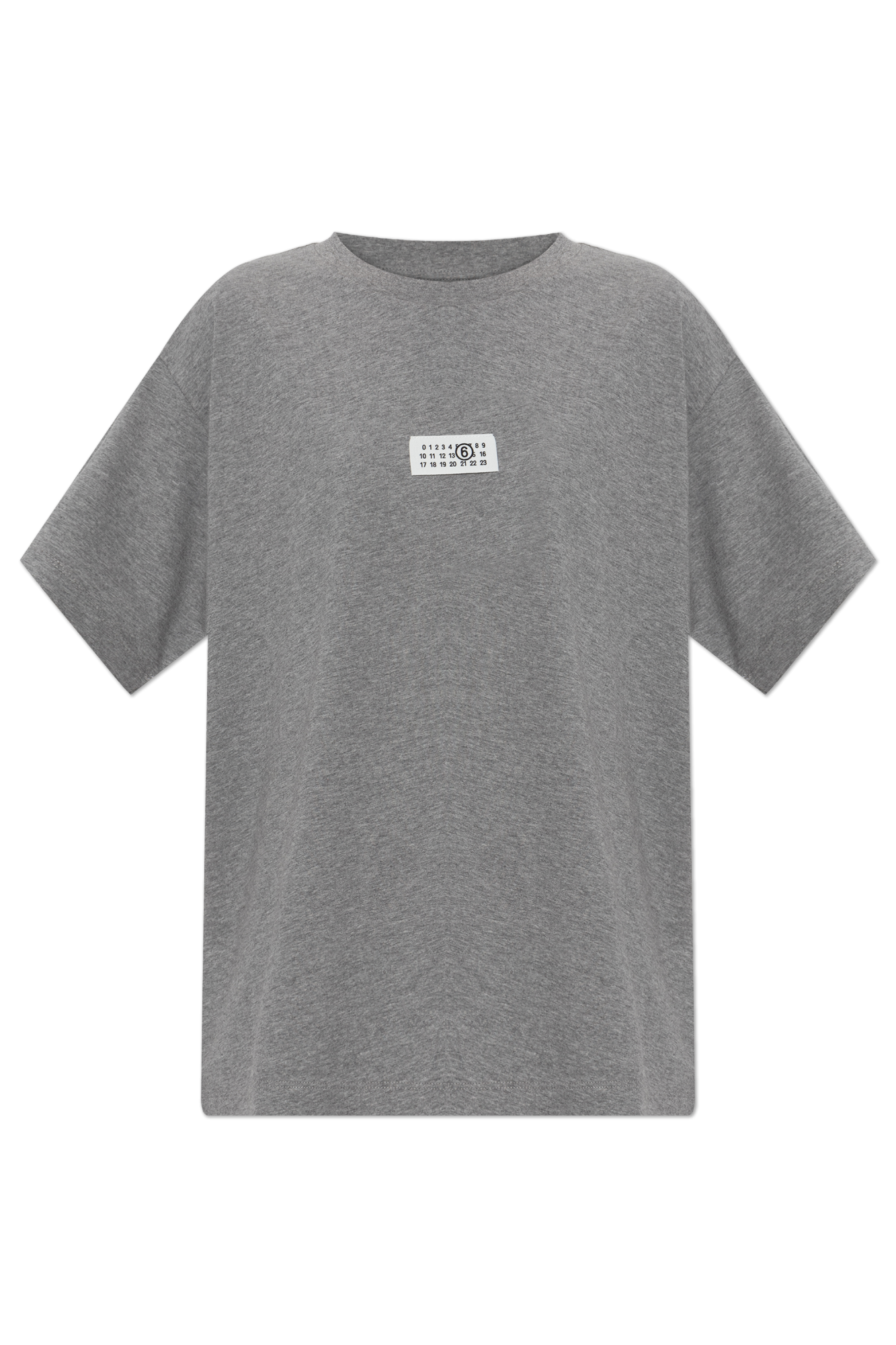 MM6 Maison Margiela T-shirt with logo patch | Women's | Vitkac